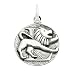 Sterling Silver Zodiac Leo Sign Pendant