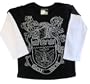Micro Me Double Layer Shirt Next Gen Crest - Black, 6 Months