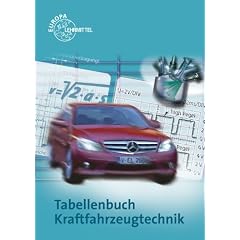 Tabellenbuch Kraftfahrzeugtechnik mit Formelsammlung: Tabellen, Formeln, �bersichten, Normen. Mit Formelsammlung. Mathematik, Betriebsf�hrung, ... Elektrische Anlage, Vorschriften