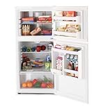Summit FF874 8.5 cu. ft. Counter-Depth Top-Freezer Refrigerator with Adjustable Wire Shelf, Door Storage, Interior Light and Adjustable Thermostat