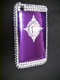Iphone 3G GS Rhinestone Bling Designer Case (Purple)