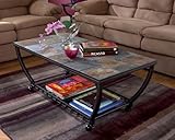 Rectangular Cocktail w/ Casters by Ashley - Metal (T233-0)