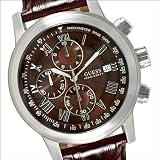 Discounts GUESS Men's Brown Leather Strap Watch