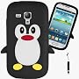 Black Nero Samsung Galaxy S3 III i8190 Mini Silico&hellip di AOA CasesTM