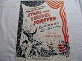 STARS & STRIPES FOREVER ADA RICHTER 1952 SHEET MUSIC FOLDER 395 SHEET MUSIC