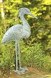 Achla Model HSB-01 31.5-Inch Aluminum Heron Statue, Verdigris