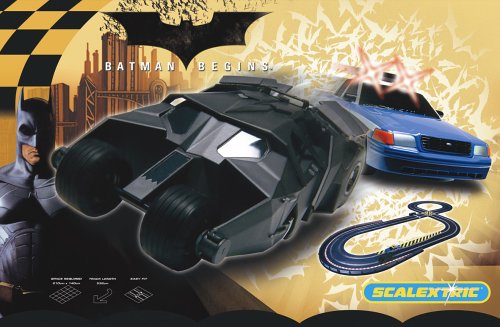 Childrens Toyshop  Toys : Scalextric Batman Begins Electric Micro Slot Racing Set