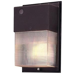 Cooper Lighting W-35-H/PC 35W High Pressure Sodium Wall Pack with Photo Control, Bronze