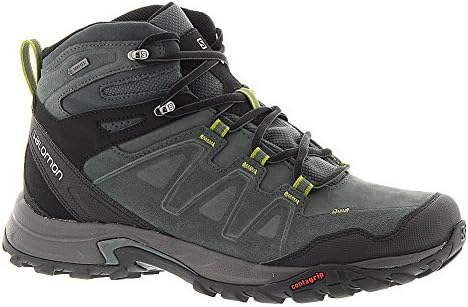 Salomon Men's Eskape LTR Mid GTX Multifunctional Hiking Shoe, Tomato/Dark Tomato/Corylus Green, 10.5 M US