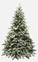 Bethlehem Lights 7-1/2 Foot Flocked Telluride Christmas Tree Pre-Lit with Clear Lamps