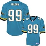 Reebok NFL Equipment Jacksonville Jaguars #99 Marcus Stroud Teal Replica Football Jersey