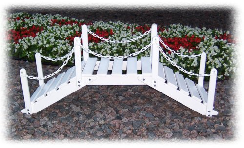Prairie Leisure Decorative Garden Bridge with Post and Chain