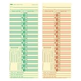 TOPS(R) Time Cards (Replaces Original Card CH107-2), Numbered Days, 2-Sided, 9in. x 3 1/2in., Box Of 500