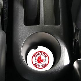 Boston Red Sox 2-Pack Absorbent Car Coasters