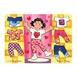 Melissa & Doug Peg Puzzle GIRL DRESS-UP MIX 'N MATCH