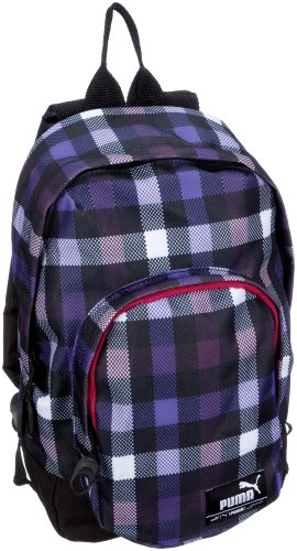 PUMA Kinder Rucksack Foundation Karo, shadow purple-purple opulence-check, S, 069116 04