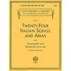 24 Italian Songs and Arias - Medium High Voice (Book Only): Medium High Voice (Schirmer's Library of Musical Classics)