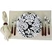 Bistro Ecru Textured Placemats and/or Napkins ~