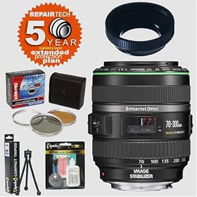 Canon Zoom Telephoto EF 70-300mm f 4.5-5.6 DO IS Image Stabilizer USM Autofocus Lens and 5... by Canon