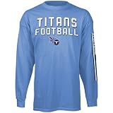  : Reebok Tennessee Titans Youth Light Blue Stacks Long Sleeve T-shirt