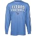 Search : Reebok Tennessee Titans Youth Light Blue Stacks Long Sleeve T-shirt