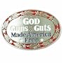 God Guns and Guts Made America Free Pewter Belt Buckle