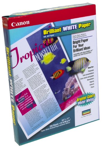 Office Product: Canon CST 6217 000 Brilliant White Paper 250 Sheet For Bjc30/50/70/80/200/1000/2000