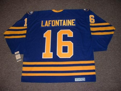 Buy PAT LAFONTAINE Buffalo Sabres 1992 CCM Vintage Throwback Away Hockey Jersey