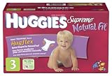 Huggies Supreme Natural Fit Diapers Step 3 Hi Count Junior (Pack of 116)