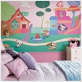 Littlest Pet Shop Chair Rail Prepasted Mural (6 x 10)&nbsp;