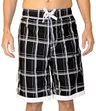 Alki'i Men's Boardshorts - Plaid Print
