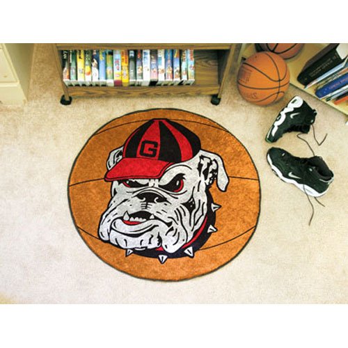 Georgia Bulldogs Small Basketball Rug