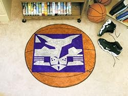 NYU Bobcats 29" Round Basketball Floor Mat (Rug)