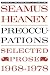 Preoccupations: Selected Prose, 1968-1978