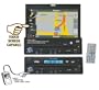 PYLE PLDNV71BT 7-Inch Motorized TFT Touch Screen DVD/CD Player/AM/FM/USB Receiver withBluetooth Built-in GPS USA Canada and Mexico Maps