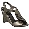 Women's Mossimo&reg; Panya Ruffle Wedge Sandals - Pewter