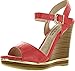 Kayleen EVINA-3 Women's Simple Ankle Strap Platform High Heel Wedge Sandals