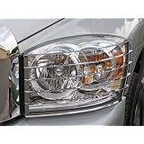 922 Dodge Ram 2006 - 2008 Truck Chrome Stainless Steel Headlight Insert Guard by TFP