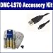 Panasonic Lumix DMC-LS70 Digital Camera Accessory Kit includes: USB8PIN USB Cable, SB251 Charger