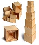 Large Stacking and Nesting Boxes, Natural
