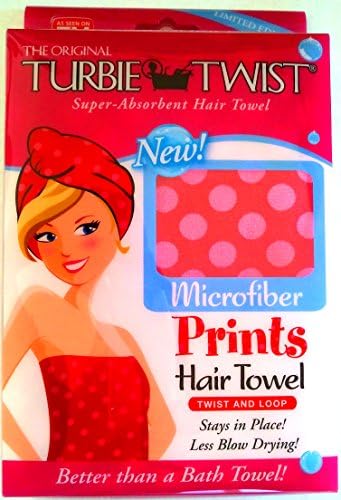 Turbie Twist Christmas Collection Polka Dots (Pink Polka Dots)