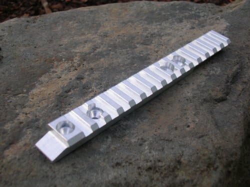 Ruger 10/22 5MOA Picatinny Scope Rail Shiny Silver