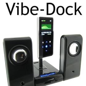 i-nique mp3 Vibe-Dock Home portable speaker system for mp3 players - Black