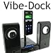 i-nique mp3 Vibe-Dock Home portable speaker system for iriver H10 E10 U10 Clix / CLIX2 / U20 / X20 / B20 / E100 / Spin - Black