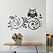 Vakind Black Owl Removable Art Vinyl Wall Sticker Decal Room Home Decor DIY