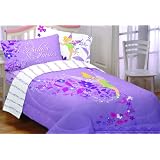 Disney Tinkerbell Powder Purple Twin Sheet Set