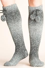 Space Dye Bootie Slipper Socks with Wool [T60-5523-S-FO32]