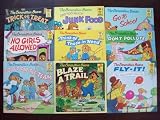 The Berenstain Bears; Set of 9 Children's Picture Books; Halloween (Trick or Treat~Fly-It!~Don't Pollute (Anymore)~Go to School~Go Out For the Team~No Girls Allowed~Blaze a Trail~Think of Those in Need~Junk Food)