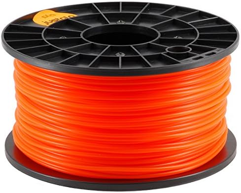 justpla - High Quality Translucent Orange 3mm PLA Filament for 3D Printers