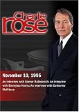 Charlie Rose with Itamar Rabinovich; Emmylou Harris; Catherine Malfitano (November 10, 1995)